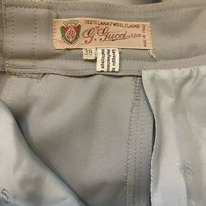 Vintage Wool Gucci Midi Skirt